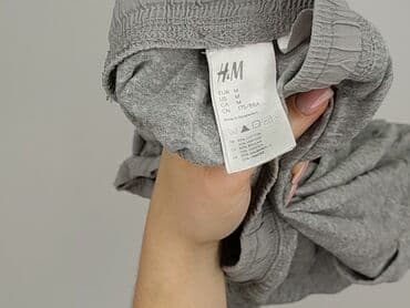 biale spodnie dresowe mohito: H&M, Szorty dla mężczyzn, rozmiar M — 4