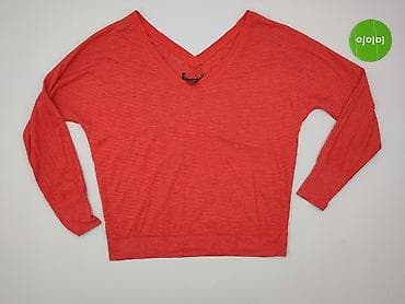 czerwony: Sweter damski, rozmiar M — 2