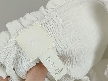 hm bluzka z odkrytymi ramionami: H&M, Top damski, rozmiar L — 4