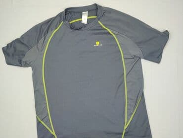 bluzki z zamkiem z przodu: T-shirt, Decathlon, 4-5 years, 104-110 cm, condition - Very good — 1