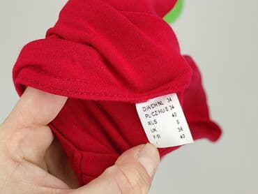 obcisła sukienka czerwona: Bluzka damska, rozmiar XS — 4