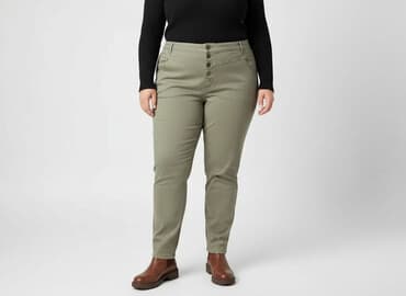 spodnie plus size wysoki stan: Ellos, Spodnie materiałowe damskie, rozmiar 9XL — 7