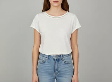 t shirty damskie cropp: Cropp, T-shirt damski, rozmiar M — 1