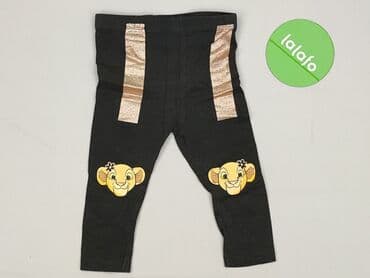 legginsy z mikrofibry: Legginsy, Disney, 9-12 miesięcy, stan - Bardzo dobry — 2