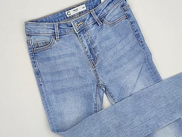 sweaters h: Spodnie jeansowe, Cubus, 9 lat, 128/134, stan - Idealny — 1