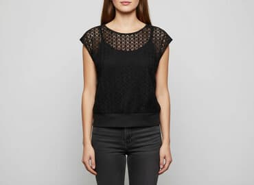 buty z koronki: Shein, Bluzka damska, rozmiar L — 7