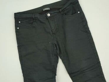 Yessica, Material trousers for women, size 4XL