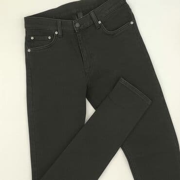 dżinsy z wysokim stanem czarne: Weekday, Jeansy damskie, rozmiar L — 2