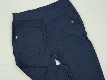 Women: Black, 3/4 Trousers for women, size 3XL (EU 46) — 1