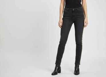 reserved jeansy boyfriend damskie: Denim, Jeansy damskie, rozmiar M — 7