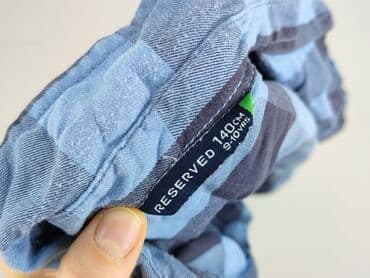 massimo dutti spodnie woskowane: Koszula 9 lat, stan - Bardzo dobry, wzór - Kratka, kolor - Niebieski — 4