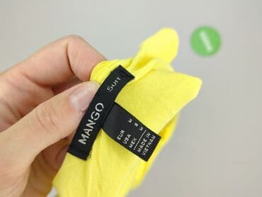 bluzka żółta w czarne paski: Mango, Top damski, rozmiar S — 4