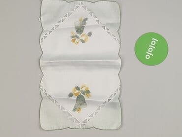 trzymacz koszuli: Obrus 41 x 25, kolor - Biały, stan - Idealny — 2