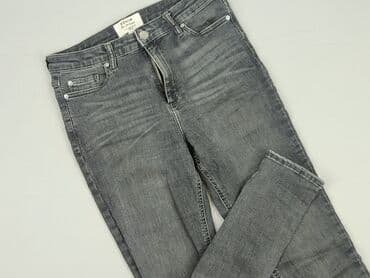 szare jeansy damskie stylizacje: Jeansy damskie, rozmiar M — 1