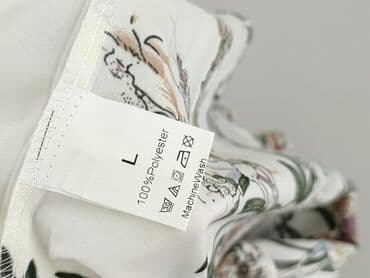 eleganckie bluzki w kwiaty: Bluzka damska, rozmiar L — 4