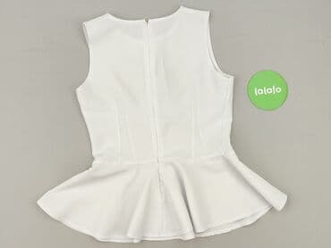 czerwona bluzka z baskinką: Bluzka damska, rozmiar S — 3