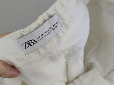 szerokie spodnie jeansowe zara: Zara, Jeansy damskie, rozmiar L — 5