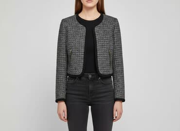 kurtki puchowe hm: H&M Divided, Marynarka damska, rozmiar S — 8