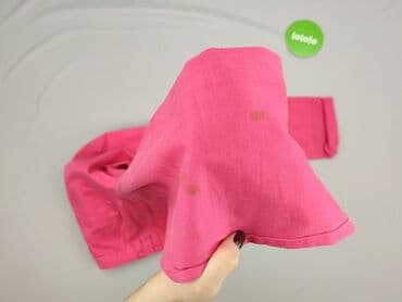 jaka bluzka do różowych spodni: Material trousers for women, size M — 5