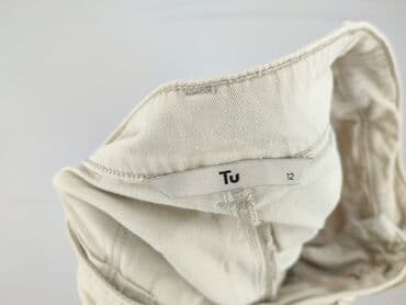 beżowe buty na koturnie ccc: Tu, Spodnie materiałowe damskie, rozmiar L — 4