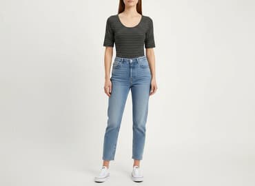 sinsay bluza w paski: Sinsay, Body damskie, rozmiar M — 1