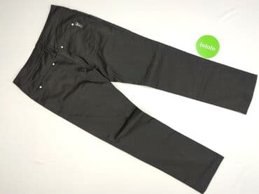 sukienki swing plus size: Material trousers for women, size 2XL (EU 44) — 3