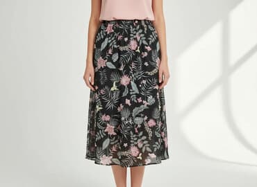 spódnice midi plisowane czarne: Page One, Spódnica damska, rozmiar One size — 8