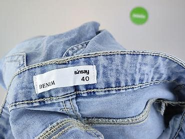 czarne levisy: DENIM JEANS, Jeansy damskie, rozmiar L — 4