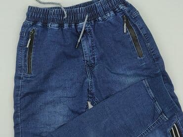 adidas rozpinane spodnie: Spodnie jeansowe, 13 lat, 158, stan - Bardzo dobry — 1