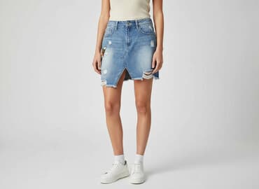 modne spódniczki młodzieżowe: Spódnica damska, rozmiar M — 7