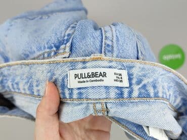 dżinsy z wysokim stanem duże rozmiary: PULL&BEAR, Jeansy damskie, S — 4