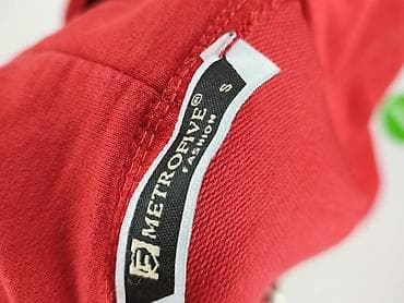 czerwony sweter h: Bluza z kapturem damska, rozmiar S — 4