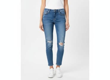 dżinsy typu boyfriend: Clockhouse, Jeansy damskie, rozmiar XS — 6