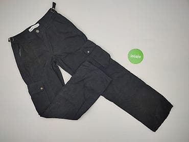 pull and bear dzwony: Bershka, Штани карго жіночі, розмір S — 2