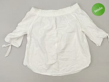 hm bluzki z krótkim rękawem: H&M L.O.G.G., Bluzka damska, rozmiar S — 2