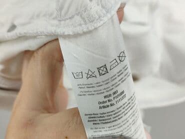 biale szerokie jeansy: Janina, Jeansy damskie, rozmiar M — 5