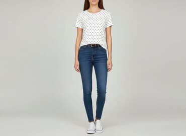 sinsay t shirty damskie: Sinsay, T-shirt damski, rozmiar XS — 6