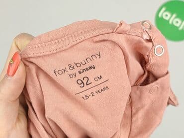 koszulki napis: T-shirt, Fox&Bunny, 1.5-2 years, 86-92 cm, condition - Very good — 4