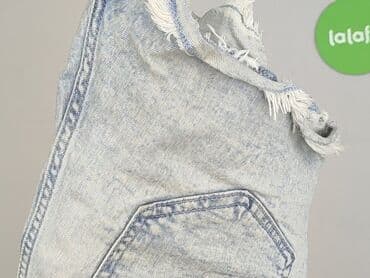 spodenki jeansowe z wysokim stanem pull and bear: Bershka, Szorty damskie, rozmiar M — 7