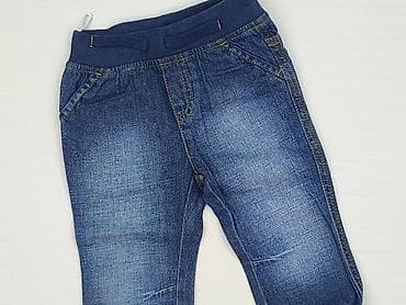 kik kurtka softshell: Spodnie jeansowe, Baby club, 9-12 miesięcy, stan - Idealny — 1