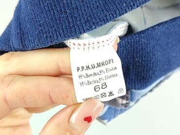 lniany kombinezon hm: Sweatpants, 3-6 months, condition - Very good — 4