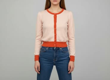 ubrania z kokardkami: Kardigan damski, rozmiar S — 1