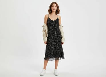 czarne spódniczka sinsay: Sinsay, Sukienka damska, rozmiar 2XS — 6