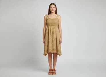 długa złota sukienka na wesele: Sukienka damska, rozmiar S — 1