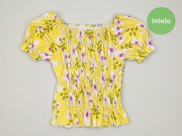 żółte bluzki z krótkim rękawem: Bluzka damska, rozmiar L — 2