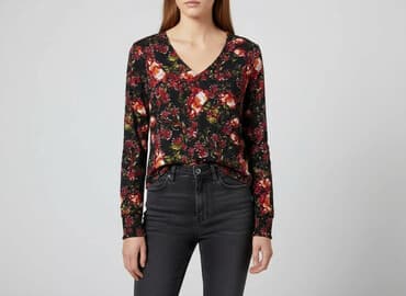 bluzka w kwiaty new yorker: Norah, Bluzka damska, rozmiar S — 7