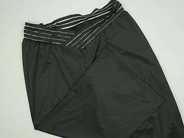 culotte jeans: Damskie spodnie culotte 3/4 – czarne - Krój: culotte, szeroka — 1