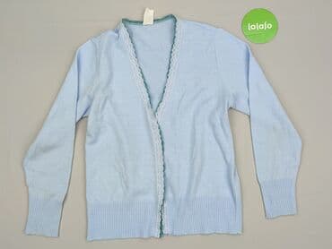 sweter z dekoltem v: Kardigan damski, rozmiar S — 2