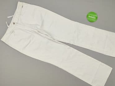 Material trousers for women, size XL (EU 42) — 2