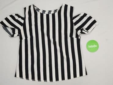 koszulka z długim rękawem w paski: Bluzka damska, rozmiar XL — 2